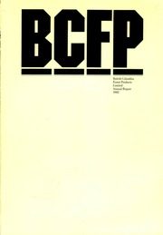 British Columbia Forest Products Limited 1982 cover
