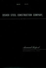 Disher Steel Construction Company, Limited 1953 cover