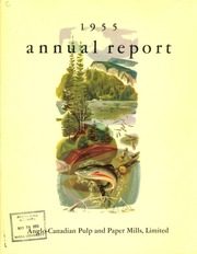 Anglo-Canadian Pulp and Paper Mills, Limited 1955 cover