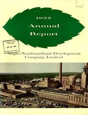 Anglo-Newfoundland Development Company, Limited 1955 cover