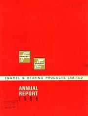 Enamel & Heating Products Limited 1966 cover