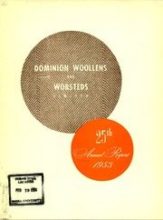 Dominion Woollens and Worsteds Limited 1953 cover