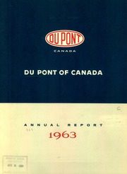 Du Pont Company of Canada Limited 1963 cover