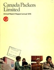 Canada Packers Limited 1976 cover