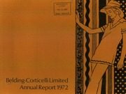 Belding Corticelli Ltd 1972 cover