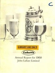 John Labatt Limited 1960 cover