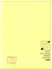East Sullivan Mines Limited 1981 cover