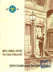 British Columbia Hydro & Power Authority 1971 cover