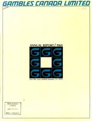 Gambles Canada Limited 1969 cover
