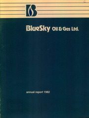 BlueSky Oil & Gas Ltd 1982 cover