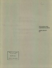 Algoma Steel Inc 1977 cover
