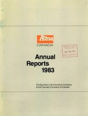 Excelsior Life Insurance Company 1983 cover