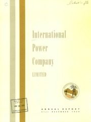 International Power Company Limited 1959 cover