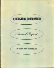 Mindustrial Corporation Limited 1963 cover