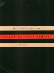Canada Packers Limited 1950 cover