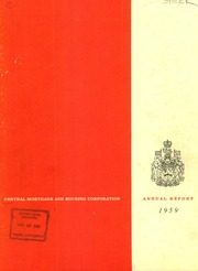Central Mortgage and Housing Corporation 1959 cover