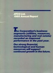 ATCO Ltd 1985 cover