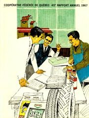 Coopérative fédérée de Québec 1967 cover