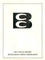 Bethlehem Copper Corporation Limited 1980 cover