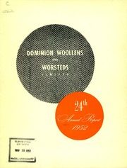 Dominion Woollens and Worsteds Limited 1952 cover