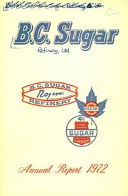 British Columbia Sugar Refinery, Limited 1972 cover
