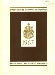 Export Credits Insurance Corporation 1967 cover