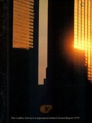 Cadillac Fairview Corporation 1979 cover