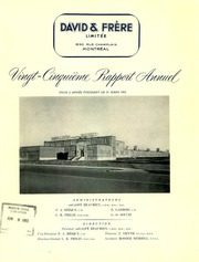 David & Frère Limitée 1953 cover