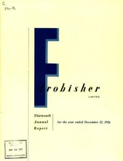 Frobisher Limited 1956 cover