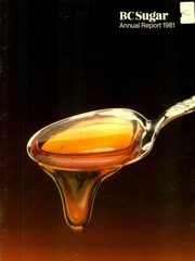 British Columbia Sugar Refinery, Limited 1981 cover