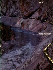 Canadian National Railway System 1980 cover