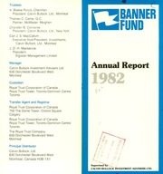 Banner Fund 1982 cover