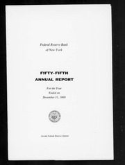 Federal Reserve Bank of New York 1969 cover
