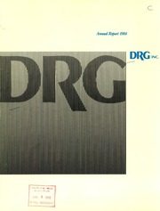 DRG Inc 1984 cover