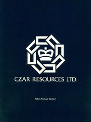 Czar Resources Ltd 1982 cover