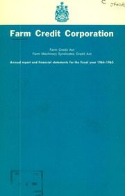 Farm Credit Canada 1965 cover