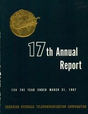 Canadian Overseas Telecommunication Corp 1967 cover