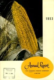 Canada Starch Company Limited 1953 cover