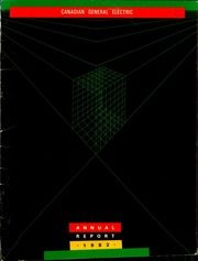 Canadian General Electric Company Limited 1982 cover