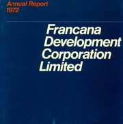 Francana Development Corporation Limited 1972 cover