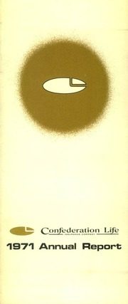 Confederation Life Insurance Company 1971 cover