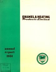 Enamel & Heating Products Limited 1951 cover