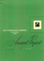 Foundation Company of Canada Limited 1950 cover