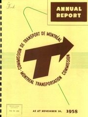 Montreal Transportation Commission 1958 cover