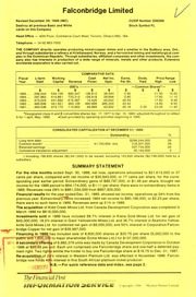 Falconbridge Ltd.. Financials. 1985-12-31 1985 cover