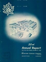 Brantford Cordage Company Limited 1956 cover