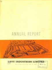 Levy Industries Limited 1960 cover