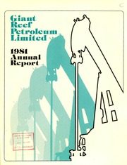 Giant Reef Petroleums Limited 1981 cover