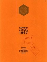 Fédération des caisses populaires Desjardins de Montréal et de l'Ouest-du-Québec 1967 cover