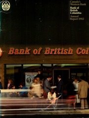 Bank of British Columbia 1982 cover